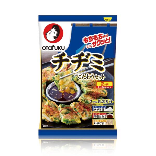 原材料:［チヂミ粉］小麦粉（国内製造）、砂糖、おから粉末、食塩／ベーキングパウダー、調味料（アミノ酸等）、（一部に小麦・大豆を含む） ［特製たれ］醸造酢、糖類（ぶどう糖果糖液糖、ぶどう糖）、醤油、食塩、発酵調味料、食用ごま油、コチュジャン、...