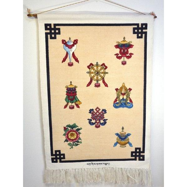 チベット密教タペストリー 大きめ チベット密教タペストリー 大きめ 美術品・アンティーク