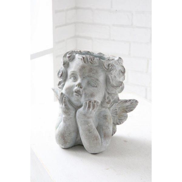 サイズ　幅20ｘ奥行16ｘ高さ20cm口径8ｘ深さ16cm材質　セメント穴なし