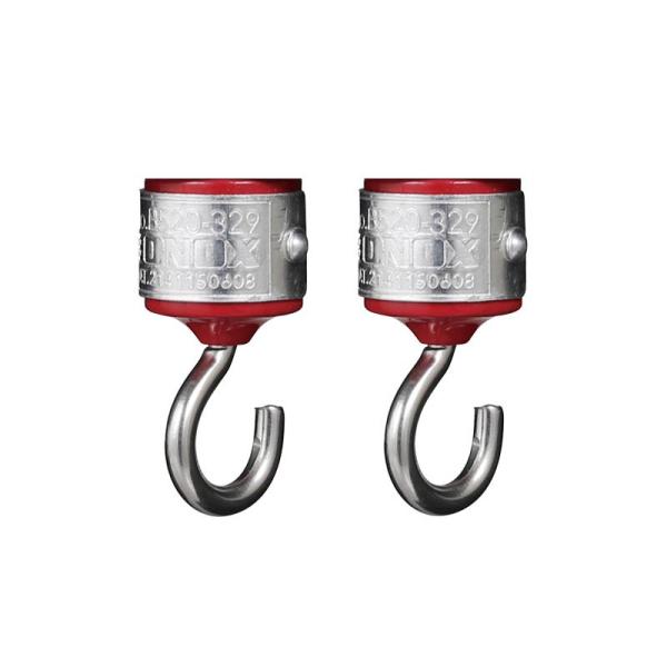 _g Magnetic hook set of 2 }Olbg@tbN B520-329 Red
