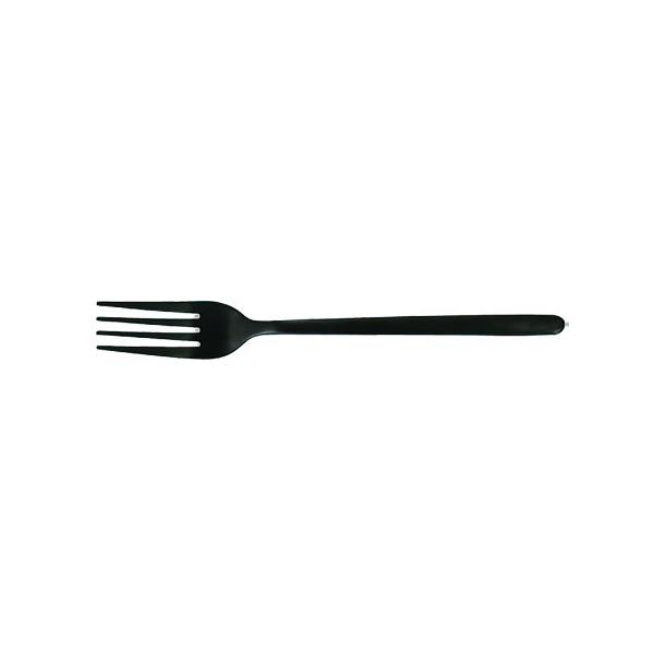 _g@Jg[@Svelte cutlery DTCT-19 Dinner fork@Matt black