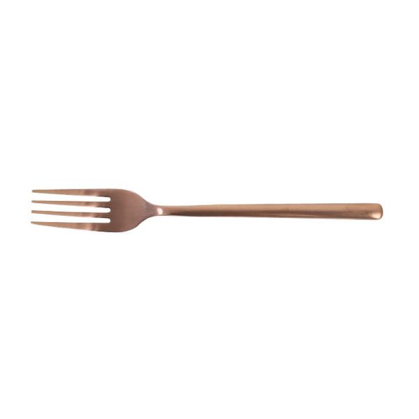 _g@Jg[@Svelte cutlery DTCT-19 Dinner fork@Matt copper