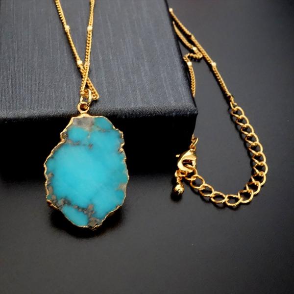 即納#902 厳選品 ターコイズ ネックレス / プレミアム 即納#902 厳選品 ターコイズ ネックレス / プレミアム