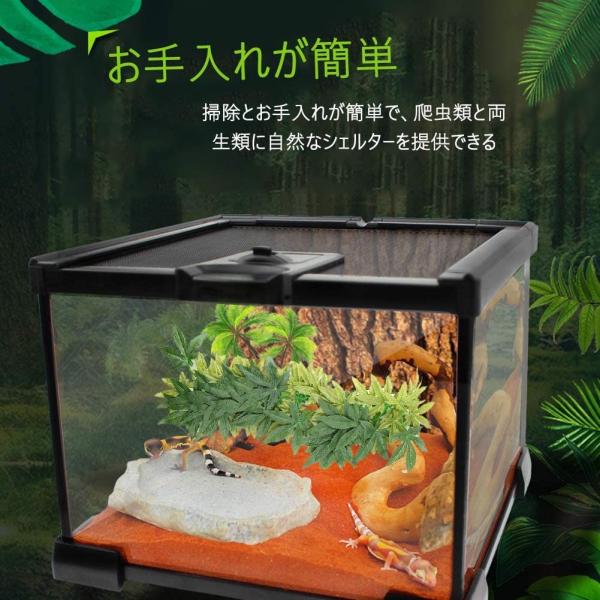 Pssopp 爬虫類 植物 人工植物 人工つる 爬虫類 つる 両生類 爬虫類 飼育ケース内装 飾り物 テラリウム 生息地 装飾 水族館 水槽 Bibs Com Ua