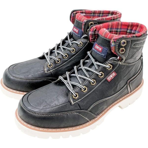 エドウイン ｅｄｗｉｎ レインシューズ ミッドカット 防水シューズ カジュアルブーツ エドウィン Edm8500 25 5 ブラック Oze Reien Jp Index Php