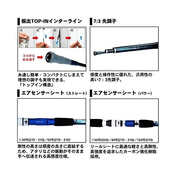 インターライン 帆影 30 270 Y ダイワ Daiwa 帆影 船竿 インターライン でぇれぇまひもひ屋