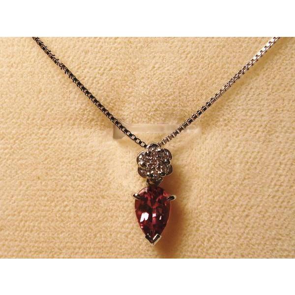 ボタニカル ミディアムベール PN247:Pt ピンクトルマリン ダイヤ