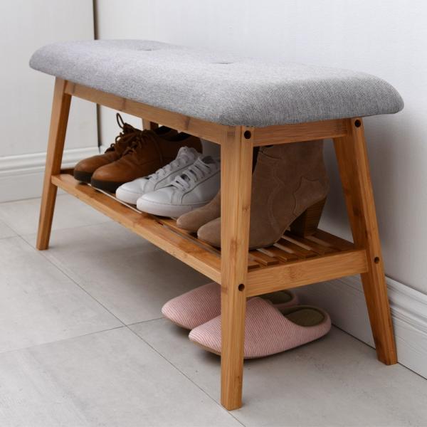 玄関 ベンチ 木製 収納 収納つき 収納付 スリッパラック 90×30×45CM 収納でき 収納スツール 北欧 シューズボックス 玄関