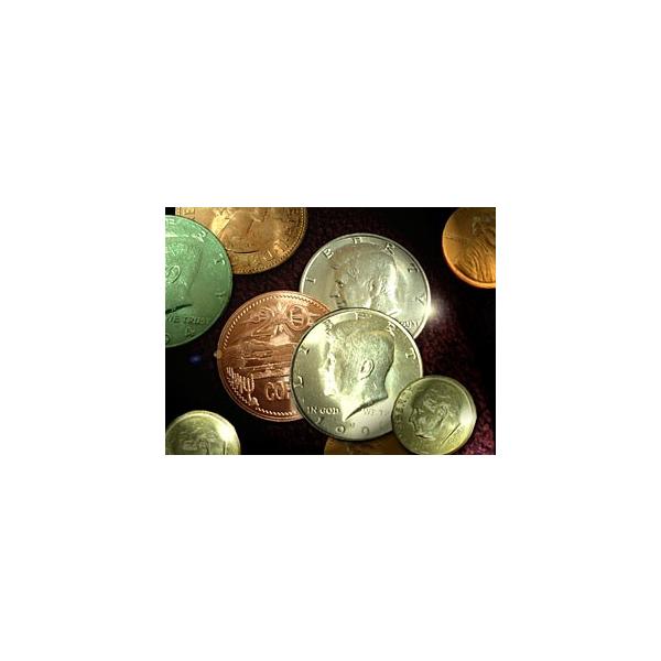 コインマジックには欠かせない、仕掛けのないレギュラーコイン。以下のバリエーションがございます。・【ハーフダラー（50セント）】・【フーディニーコイン】・【フーディニーコイン［クラシック］】