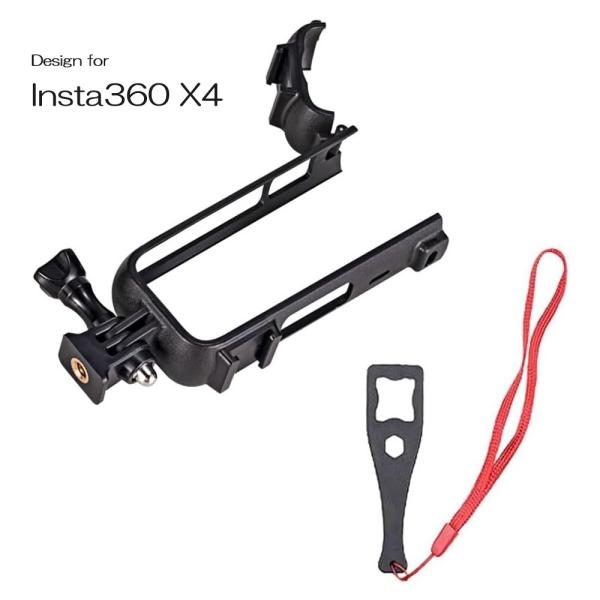 Insta360 X4用フレームケース縦撮り用アクションカメラ