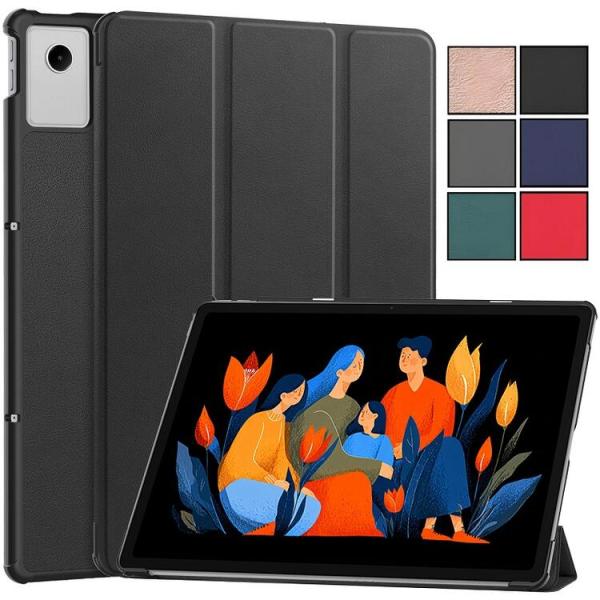 商品名  Lenovo Idea Tab Plus 12.1インチ 2025年版用 PU革 スマート カバー ケース 三つ折り スタンド機能 6色選択カラー  ブラック、ネイビー、グレー、レッド、ダークグリーン、ローズゴールド対応機種  ・...