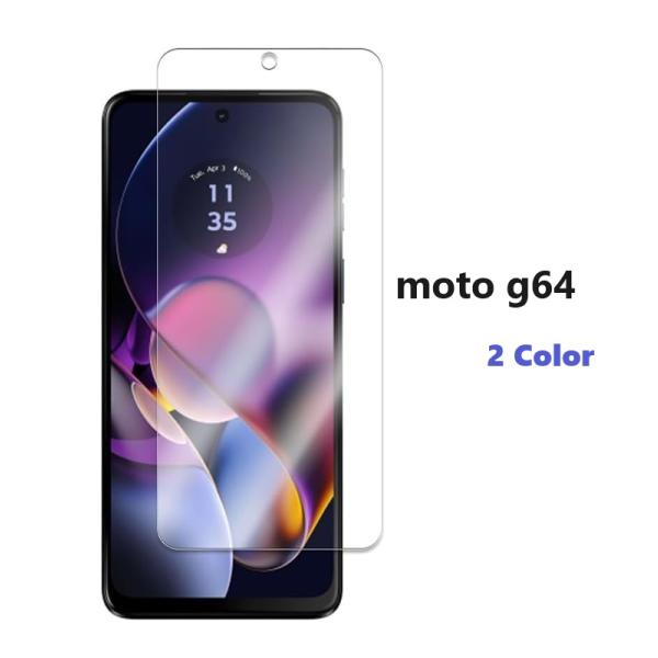 モトローラ Motorola MOTO-g64用 2.5D 強化ガラス 液晶 保護フィルム 高透過性 耐衝撃 硬度9H 極薄0.33mm ラウンドエッジ加工  飛散防止 気泡ゼロ２タイプ選択