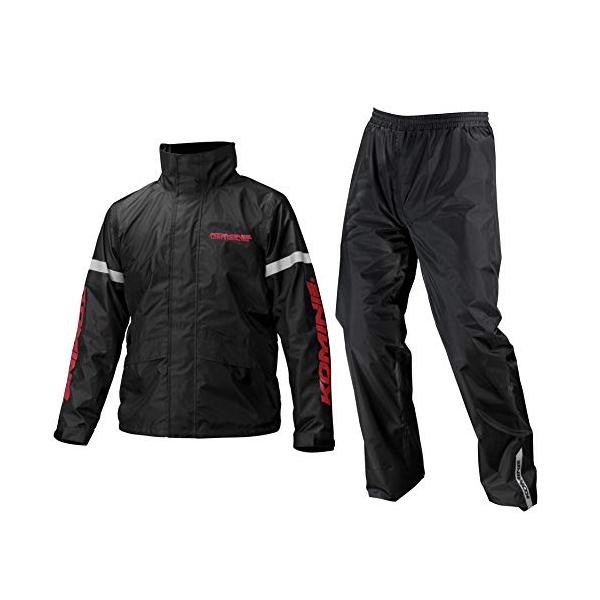 コミネ(KOMINE) バイク用 レインウエア STDレインウェア RK-543 896 雨具 カッパ 03-543 メンズ Black L