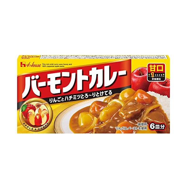 他サイト： バーモントカレー ハウス 甘口 115g×5個【カレールー】【りんごとはちみつ】の商品画像
