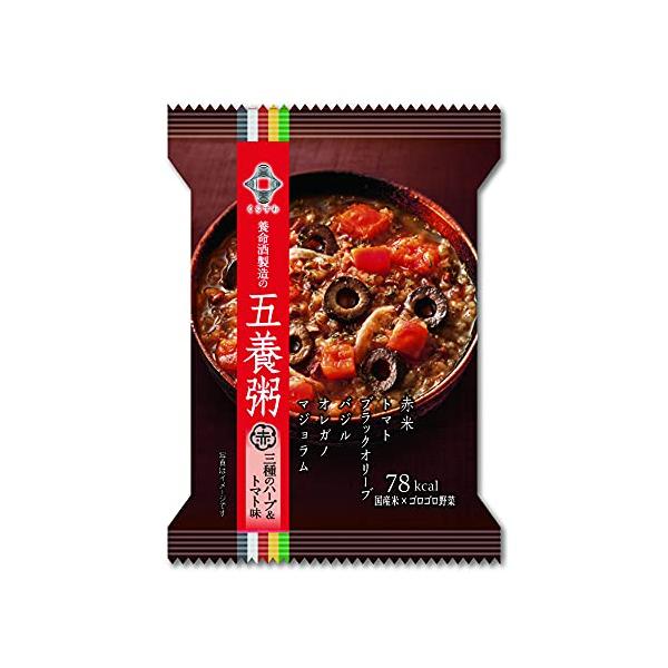 他サイト： 養命酒製造 養生シリーズ 五養粥 赤 20.4g×10個 / 三種のハーブ トマト味 / フリーズドライ 粥 / 食養生 低カロリー ダイエットの商品画像