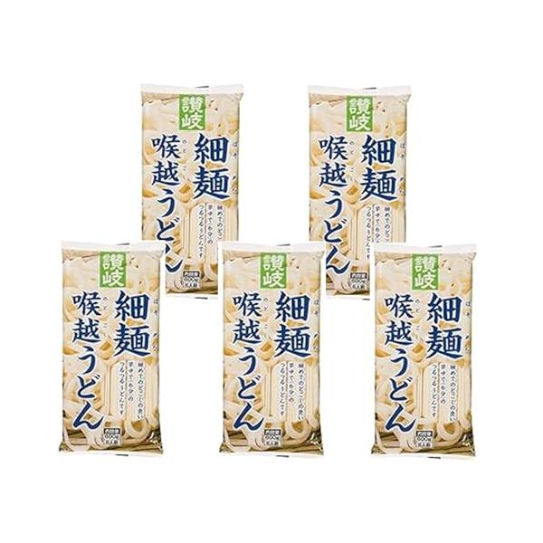 さぬきシセイ 讃岐細麺喉越うどん 600g×5袋