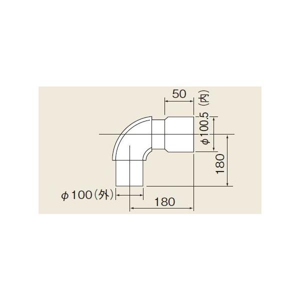 ガス給湯器 部材 リンナイ　EFL-2　φ100エルボ カテゴリ：ガス給湯器 ガスふろ給湯器 部材 メーカー：リンナイ Rinnai型番： EFL2※画像はイメージです。代表写真の場合があります。※※※※※※※※※※※※※※※※※※※※※※...