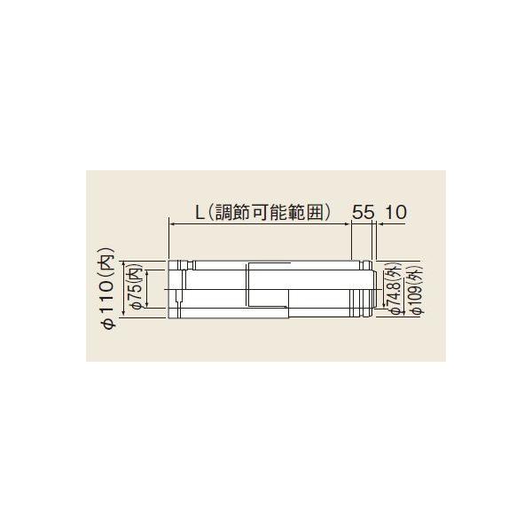 �K�X������ ���� �����i�C�@FFWS-500�@�X���C�h�� (L=400�`600mm) [��]