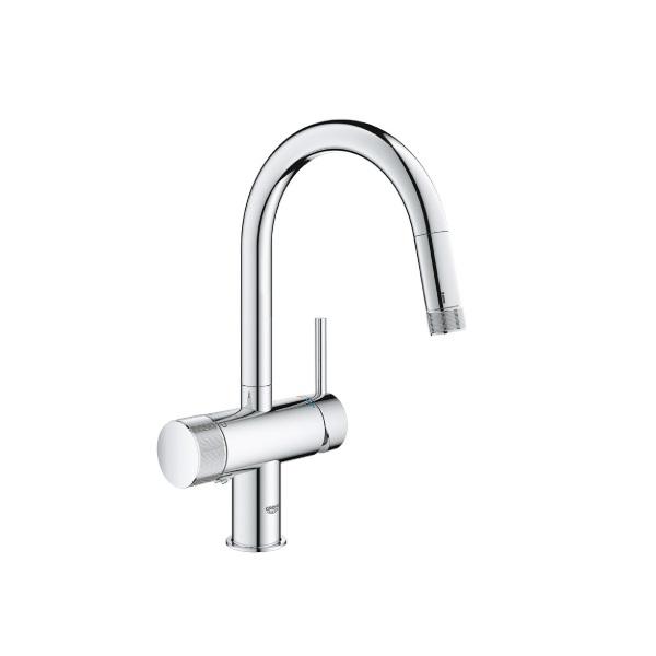 グローエ JPK61802 キッチン用水栓 ミンタ 浄水器一体型シングルレバー