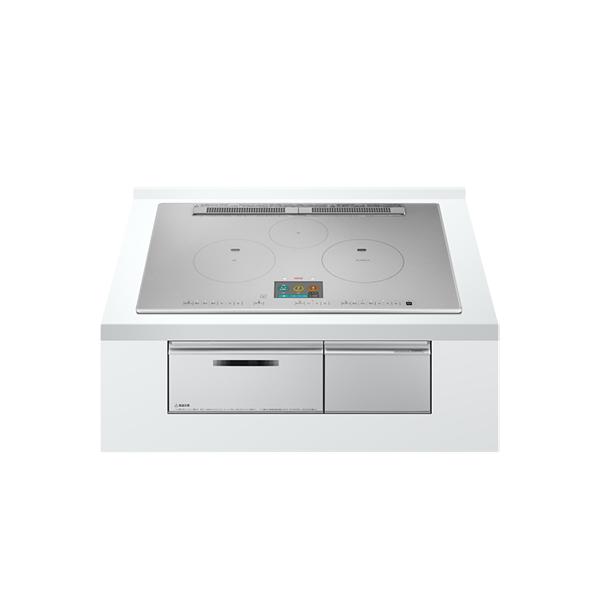 HITACHI 日立 HT-N2000STWF(S)3ビルトイン3口IH「N2000Tシリーズ」オールメタル対応【幅75ｃｍ・単相200V】 日立（HITACHI） HT-N2000STWF(S) IHクッキングヒーター ビルトイン 3