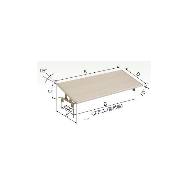 新品☆オーケースカイキーパーエアコン用ブラケットK-KTZ5EA2×4個セット ダイキン（DAIKIN） オーケー器材 K-KC4G スカイキーパーアルミ