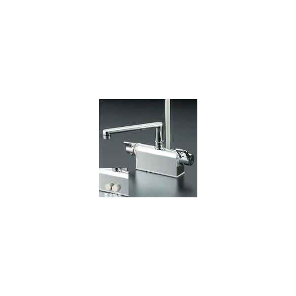 KVK デッキ形サーモスタット式シャワー(取付ピッチ100mm)(寒冷地用