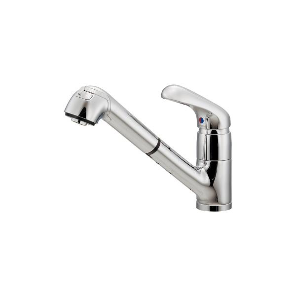 カクダイ（KAKUDAI） 水栓金具 118-052 シングルレバー引出し混合栓