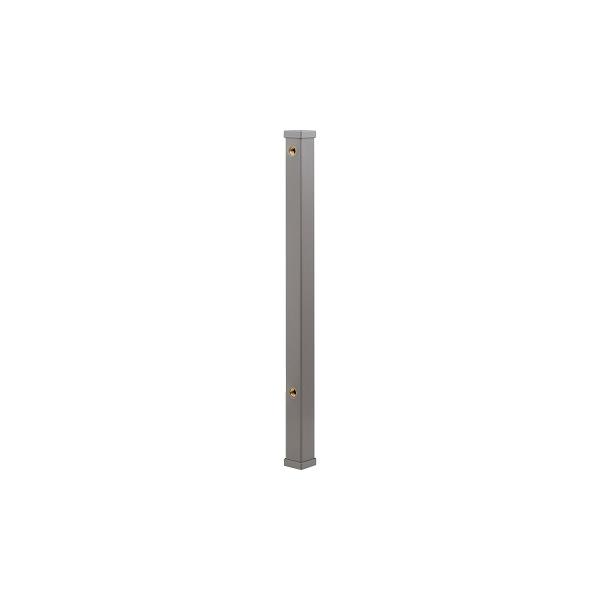カクダイ 616-200 水栓柱 グレー 900mm 60角 角型 樹脂製 水道柱 水栓スタンド ガーデン 庭 屋外