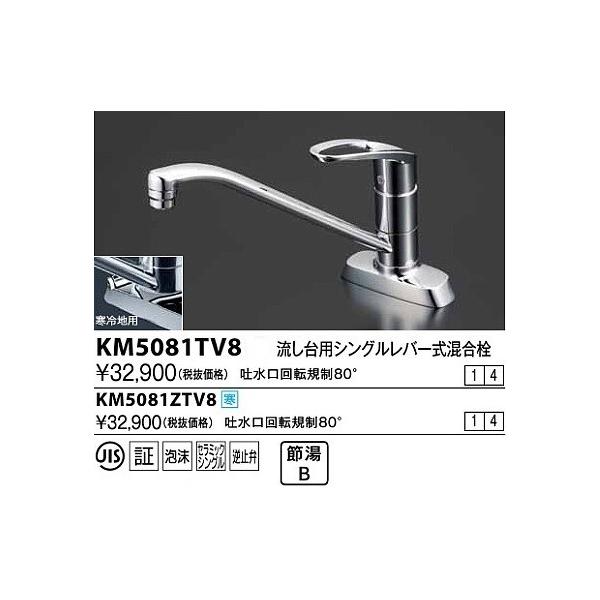 �������� KVK�@KM5081TV8�@������p�V���O�����o�[�������� �f������]�K��80°