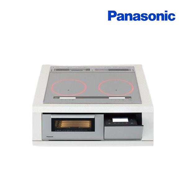 値段下げました】パナ製ビルトインIHコンロ 水なし両面グリル