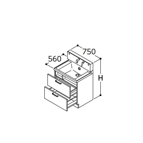 TOTO ʉϑ yLDSWB075BCGJN1Az TNA 2io^Cv ꂢې Ԍ750 ʃ{E800 J[zCg 