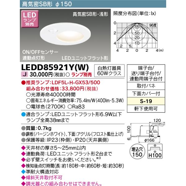 ŃCebN@LEDD85921Y(W)@AEghA p_ECg LEDjbgtbg` ON/OFFZT[ 150 zCg vʔ