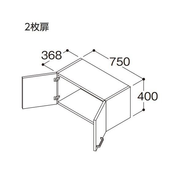 TOTO EH[Lrlbg yLWPB075ANA2Az VV[Y 2 Ԍ750 400 J[zCg 
