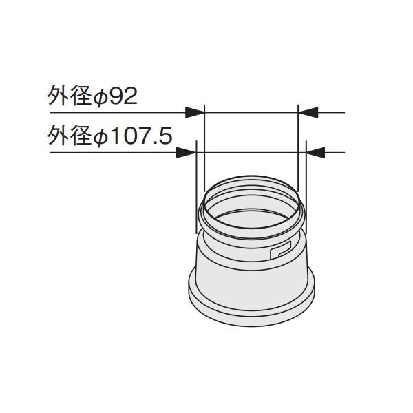 ノーリツ（NORITZ） 【 排気アダプター セット HVK-A 0503282 】 石油