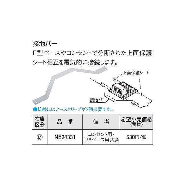 �d�ݎ��� �p�i�\�j�b�N�@NE24331�@�ڒn�o�[ �R���Z���g�p�EF�^�x�[�X�p����