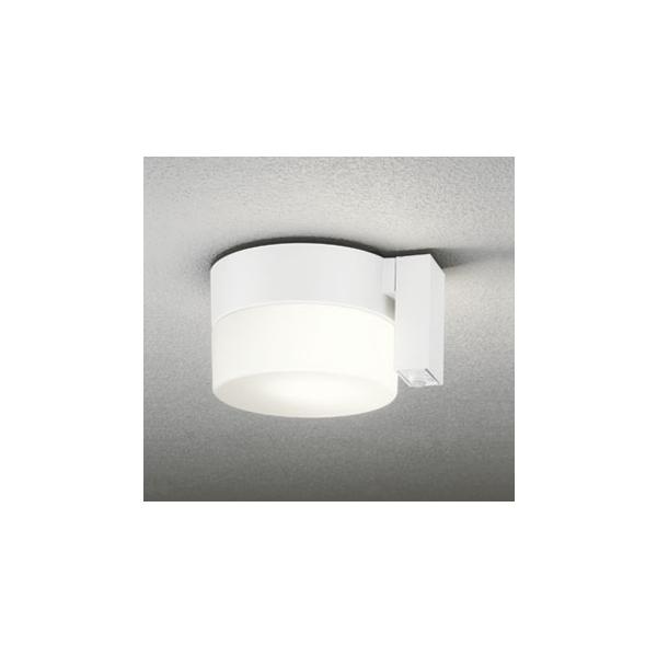オーデリック OG254989LCR(ランプ別梱) エクステリア ポーチライト LEDランプ 電球色 高演色LED 人感センサー付 防雨型 オフホワイト