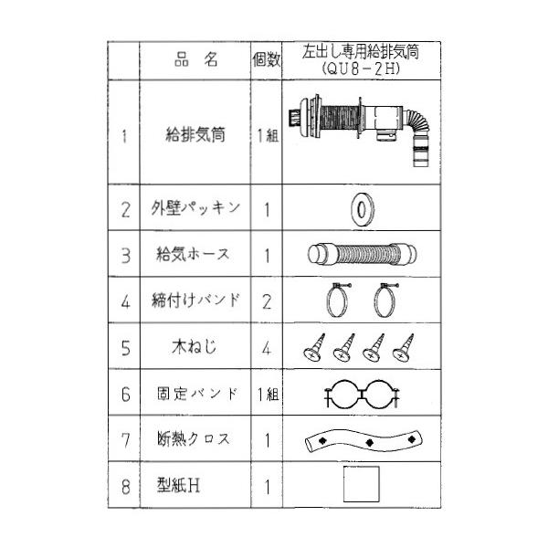 CORONA(住宅設備) 石油給湯器関連部材 コロナ QU8-2H AG CORONA(住宅設備) 石油給湯器関連部材 コロナ QU8-2H AG