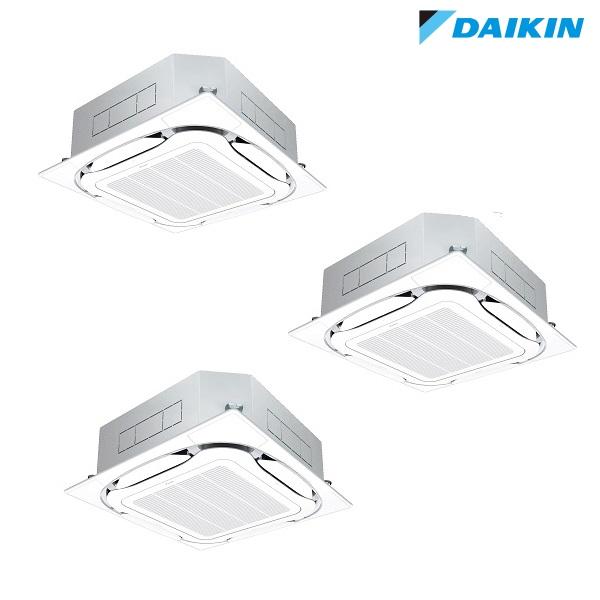 π●ダイキン 業務用エアコン【SZRC160BYM】[分岐管セット]フレッシュホワイト 天井埋込カセット形 トリプル同時マルチ 6馬力 ワイヤード 三相200V Eco ZEAS ダイキン（DAIKIN） 【SZRC160BYM+分岐管】 業務用エアコン S