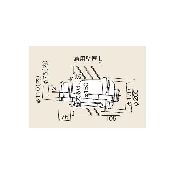 KX  iC@TFW-110×75C-200C(K)@nrCgbv (L=150`250mm) []