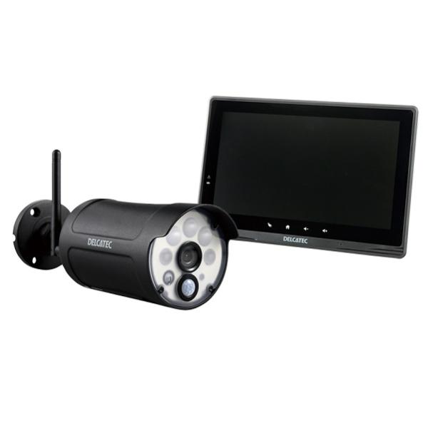 DXアンテナ　WSS10M1C　センサーライト付ワイヤレスフルHDカメラ＆10inchモニターセット [£]