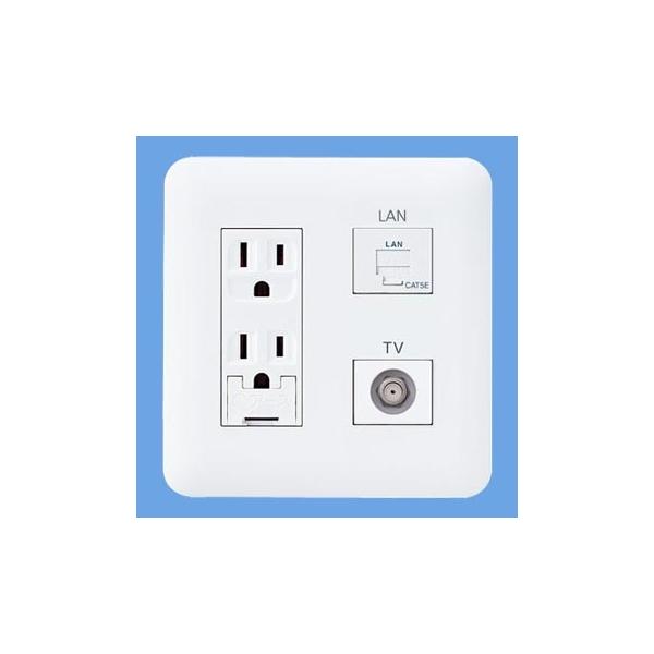 Panasonic（パナソニック） 電設資材 WTF34373W 埋込マルチメディア