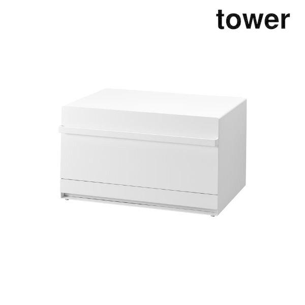 山崎実業 1857 ブレッドケース タワー 引き出し型 2段 ホワイト※画像はイメージです。代表写真の場合があります。カテゴリ：インテリア ブレッドケース TOWERメーカー：山崎実業 Yamazaki型番：1857【！！！　必ずご覧くださ...