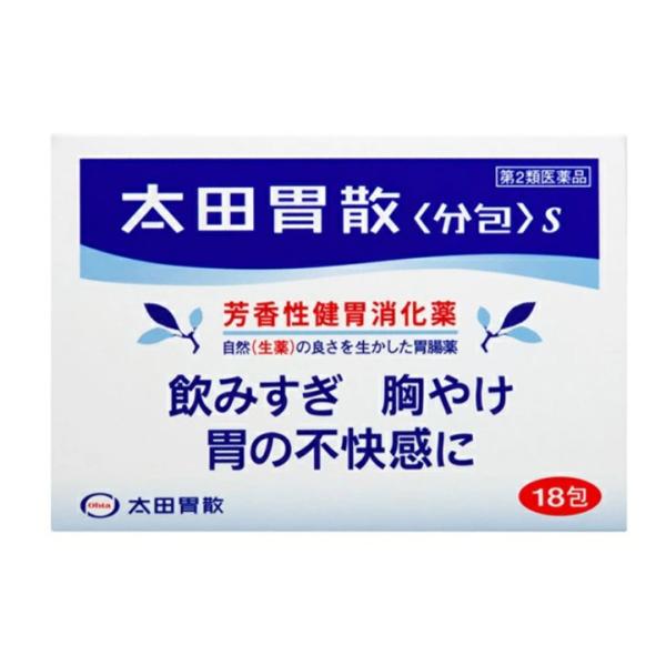 太田胃散〈分包〉Sは、自然由来の健胃生薬に制酸剤と消化酵素をバランスよく配合した、粉末タイプ（散剤）の胃腸薬です。■健胃生薬が胃の働きを改善効果的に配合した7種の健胃生薬が弱った胃の働きを良好にし、飲みすぎ、胃もたれなどの胃の不快な症状や食...
