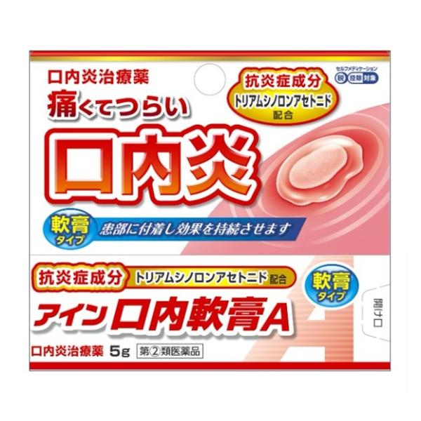 【第(2)類医薬品】【小林薬品工業】アイン口内軟膏Ａ（5g）