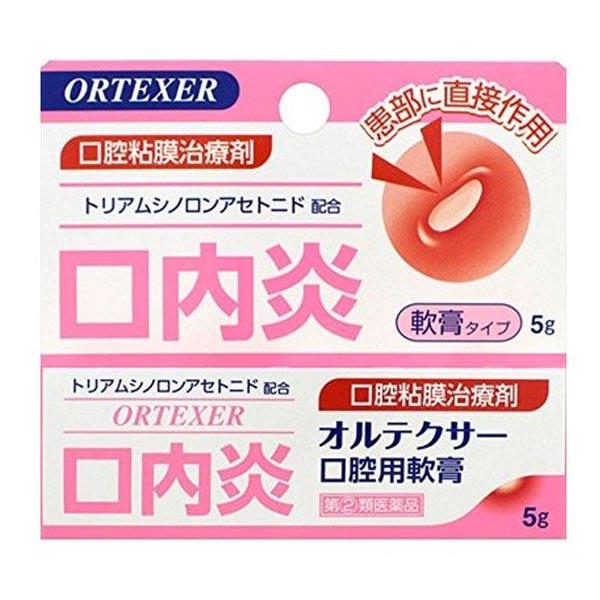 【第(2)類医薬品】【福地製薬】オルテクサー口腔用軟膏（5g）