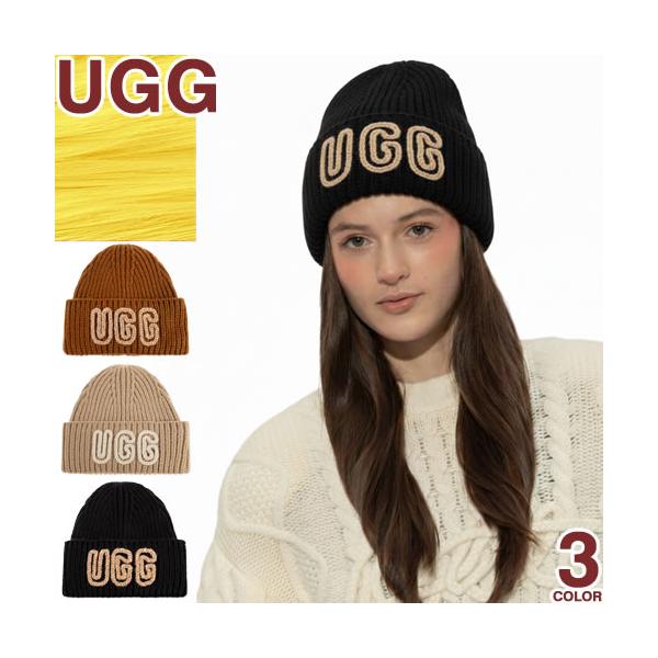 未使用 UGG ニットキャップ ニットグローブ UGG Australia（アグオーストラリア） アグ UGG ニット帽 ニット