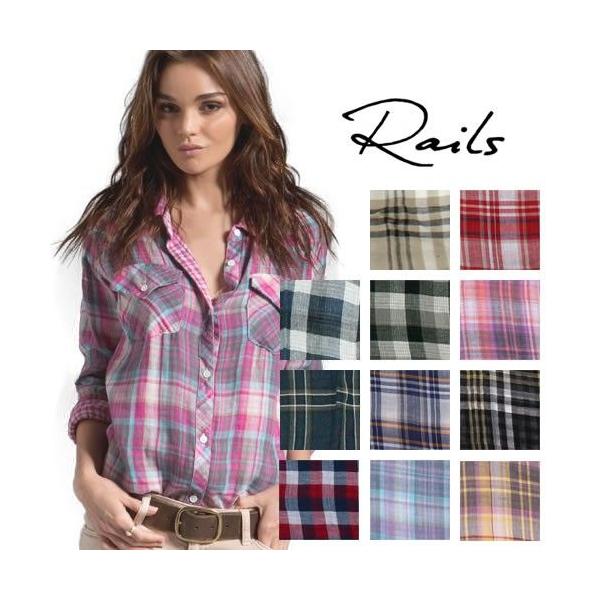 レイルズ Rails チェックシャツ ネルシャツ レディース 長袖 正規品