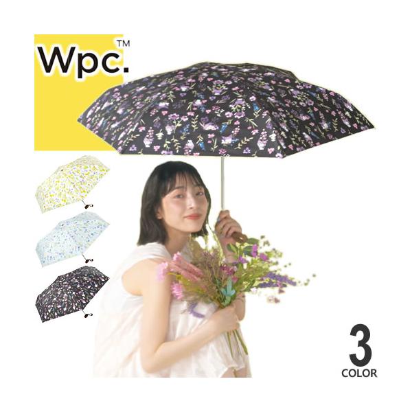 Wpc. 日傘 折りたたみ傘 傘 サンリオキャラクターズ 遮光 水彩フラワー