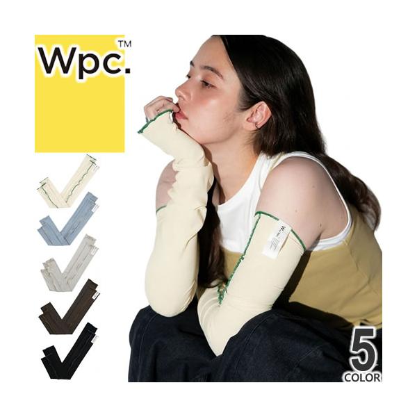 wpc w.p.c UVカット 接触冷感 アームカバー レディース 手袋 車 運転 ロング ひんやり 涼しい 日焼け対策 紫外線対策 グッズ 指なし ブランド 黒 白 グレー