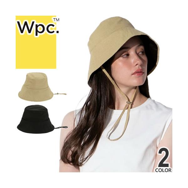 wpc w.p.c 帽子 UVカット 接触冷感バケットハット レディース 遮光 大きいサイズ 涼しい ブランド おしゃれ 日除け帽子 深め 夏 アウトドア 黒 ベージュ